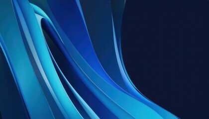 Obraz premium abstract blue wave pattern background for modern design, digital art concept, fluid curve texture for web or branding