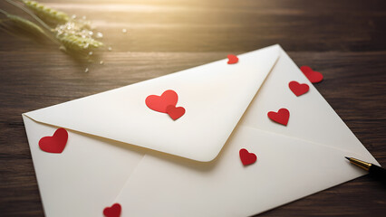 Obraz premium Love Letter Campaign, Encourage people to write and send love letters, either to friends, family, or strangers, spreading positivity and connection.