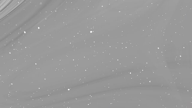 gray background with flying dot particles