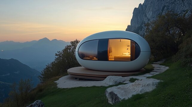 The Future Capsule Hotel on the Peak
