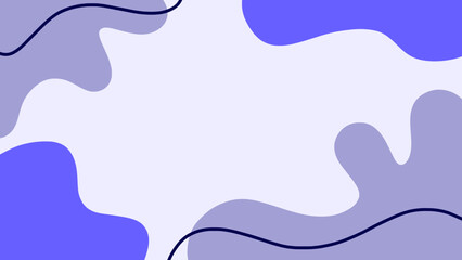 Abstract aesthetic background with blue waves