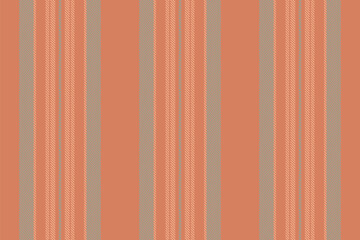 Obraz premium Sariation fabric textile pattern, trim seamless vector vertical. Gorder lines stripe texture background in orange and pastel colors.