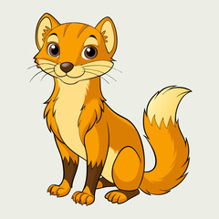 marten  cartoon vector