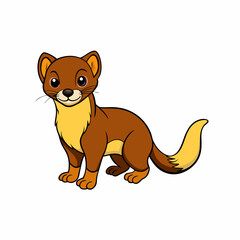 marten  cartoon vector