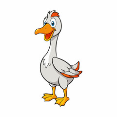 duck cartoon vector