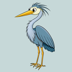 heron of blue sky