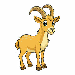 ibexisolated on white