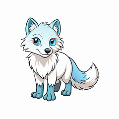 arctic fox cartoon