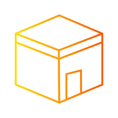 kaaba gradient icon