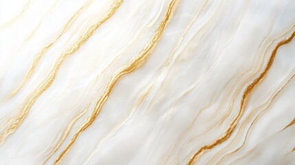 Obraz premium Elegant White and Gold Marble Texture Background