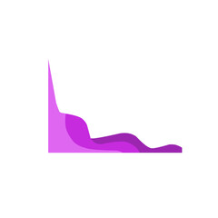 purple corner border