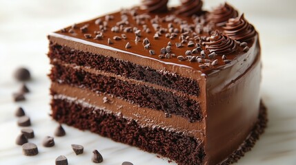 The Sweet Temptation of Deep Love Chocolate Cake