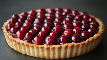 Sweet and tempting cherry pie