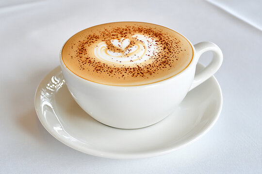  cappuccino with latte art