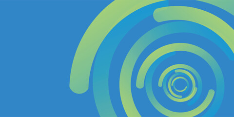 Abstract geometric background gradient circles shape composition. vektor