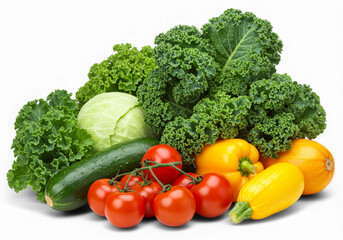 Fresh Variety of Vegetables Healthy Eating and Cooking Ingredients
