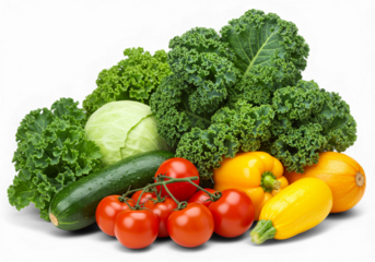 Fresh Variety of Vegetables Healthy Eating and Cooking Ingredients