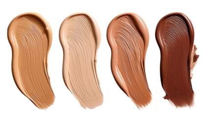 Trio of Beige Face Base Foundation Color