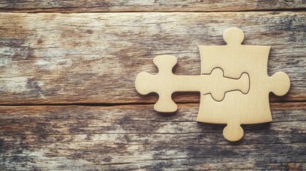 A puzzle piece shaped like a key fitting into a lock, symbolizing finding the key to business success