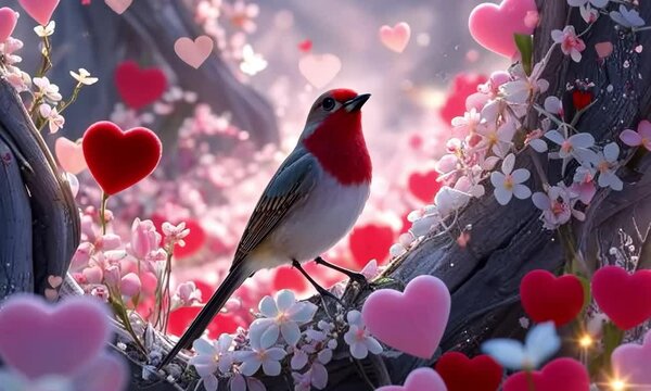 birds on a branch