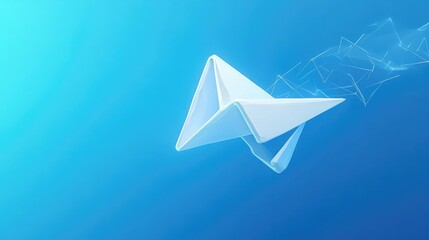 An email icon with a paper plane, representing email marketing campaigns