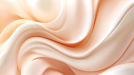 Obraz premium Abstract Peach Swirling Fabric Texture Design