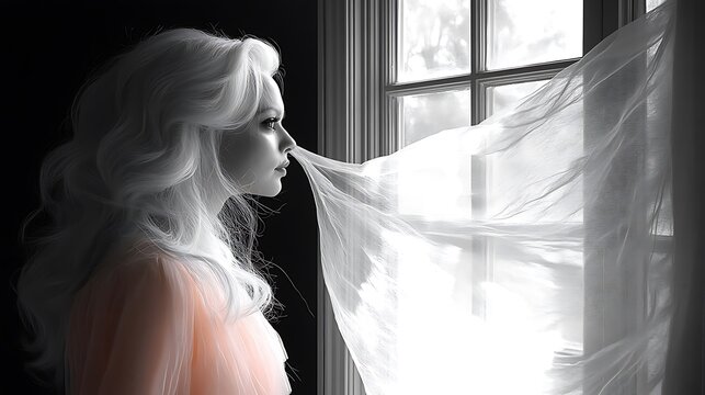 Soak in the nurturing vibe of a soft-eyed cat placed purposefully in the center of a spotless white expanse. No shadows interfere with the high contrast effect that highlights its whiskers and 