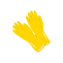 Agriculture Gloves Flat Icon, Vector illustration