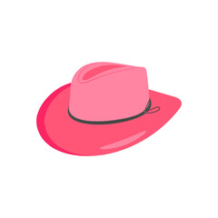 Farming Hat Flat Icon, Vector illustration