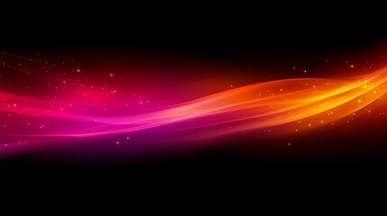 Abstract Red Orange Wave Background Design