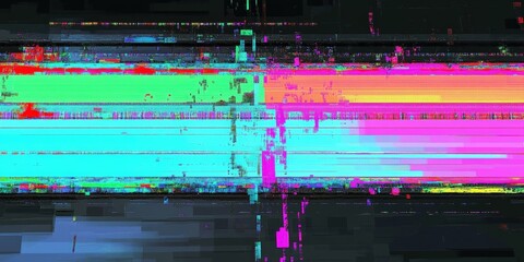  Glitch effect overlays, digital distortion textures,digital glitch transition with distorted effect