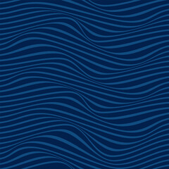 ABSTRACT WAVY LINES BLUE FLAT COLOR PATTERN BACKGROUND. GOOD FOR POSTER, WALLPAPER, COVER, FRAME, FLYER, SOCIAL MEDIA, GREETING CARD