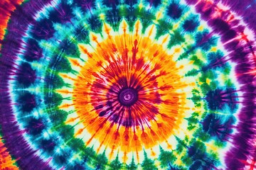 Abstract textured spiral folded rainbow colorful tie dye textured background. Colorful tie dye pattern abstract background.