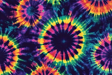 Colorful tie dye pattern abstract background. Abstract textured spiral folded rainbow colorful tie dye textured background.