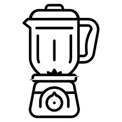 blender vector icon. home appliance icon line style. perfect use for logo, presentation, website, and more. modern icon design outline style
