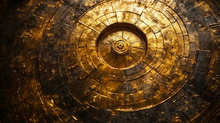 The precision beauty of golden gears