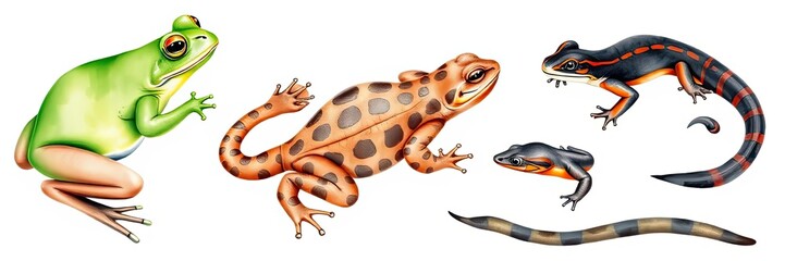 Amphibians and Reptiles Frogs Toads Salamanders Lizards
