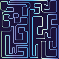 Futuristic Neon Maze Background