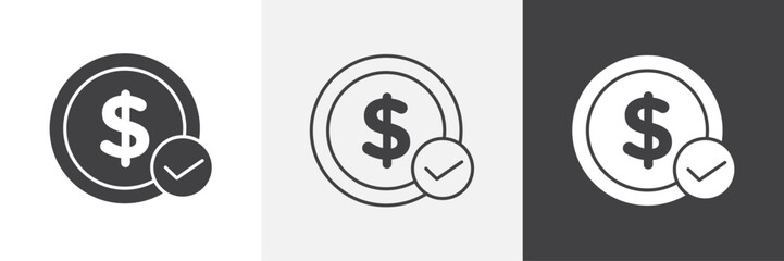 assets protection vector icons collection graphic designs for ui designs