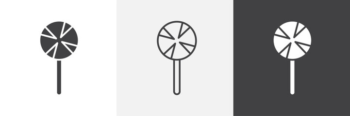 Candy vector icons collection graphic designs for ui designs