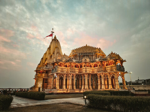 Somnath temple is a Hindu temple located in Veraval, Gujarat. It is one of the most sacred pilgrimage sites the Tirtha Kshetra for Hindus and is the first among the twelve jyotirlinga shrines of Shiva