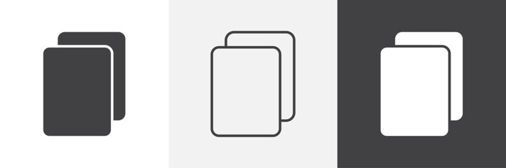 Copy vector icons collection graphic designs for ui designs