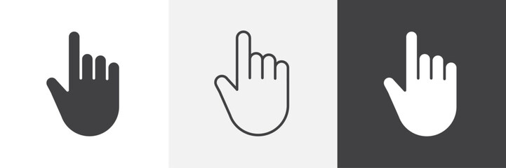 Cursor vector icons collection graphic designs for ui designs