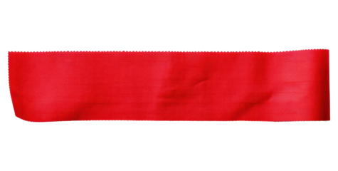 PNG Red cloth textile adhesive strip white background accessories accessory.