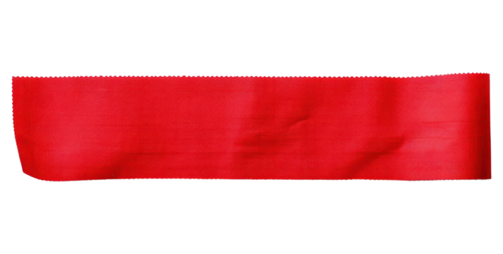 PNG Red cloth textile adhesive strip white background accessories accessory.
