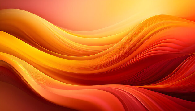 abstract orange wave background