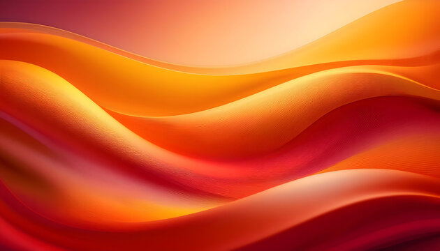 abstract orange wave background