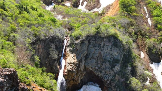 春の蔵王（駒草平・不帰の滝）【宮城県刈田郡】