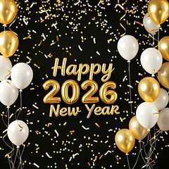 happy new year greeting card