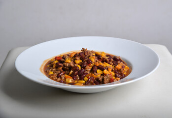 chili, chillo, con, carne, kidney, boihnen, mexikanisch, essen, mahl, fleisch, abendessen, essgeschirr, reis, kochen, lunch, gemüse, teller, rind, gesund, pfeffer, gemüse, schweinefleisch, schüssel, b